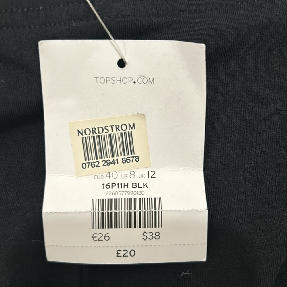 New with tags Nordstrom Top Shop Black Fringe Leggings - Picture 11 of 15